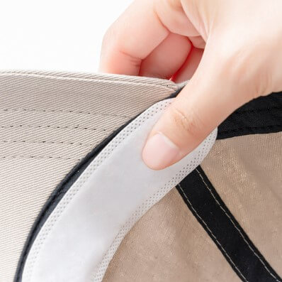 다이소 모자 땀패드 모자에 부착하는 법