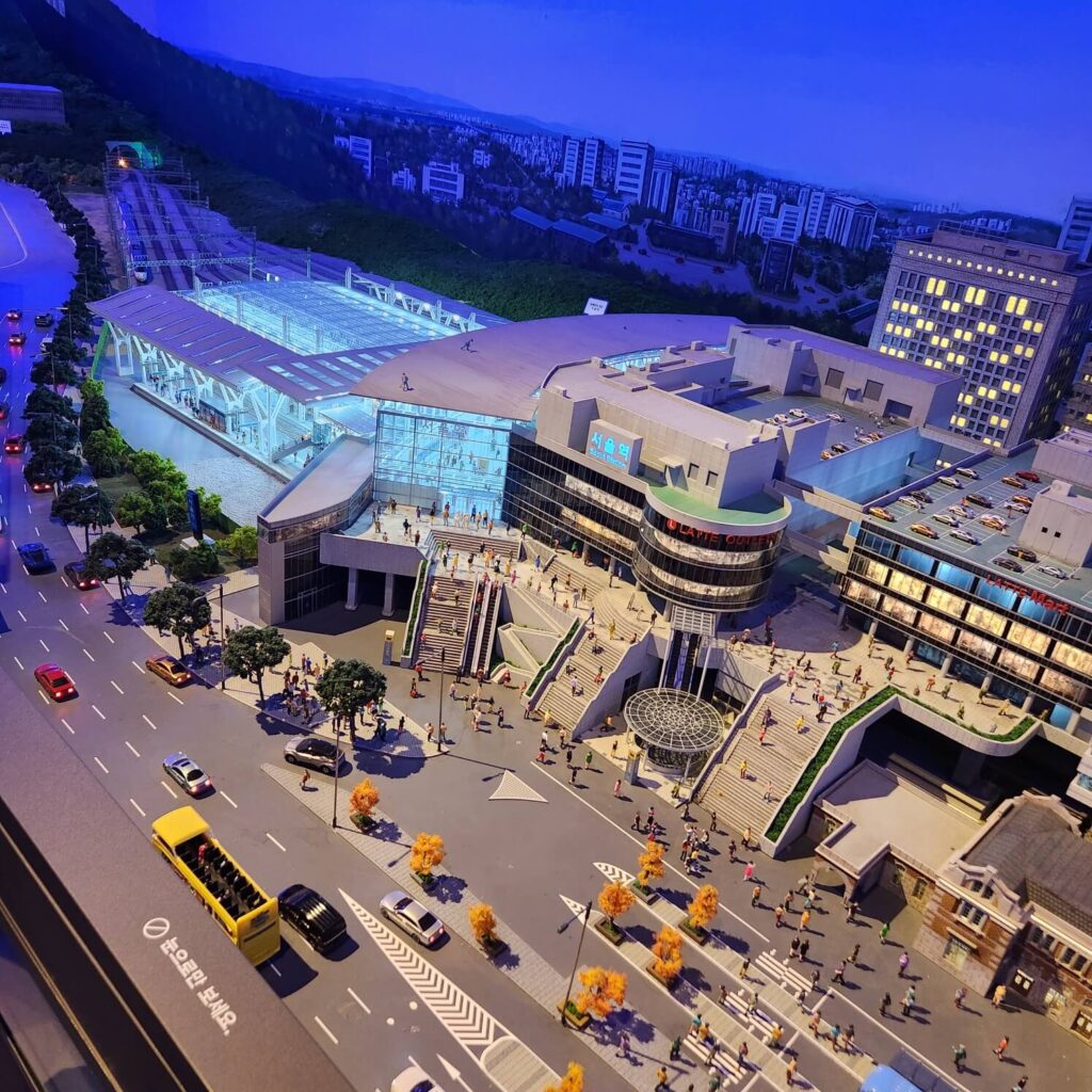 오산미니어처빌리지 서울역 모형 사진