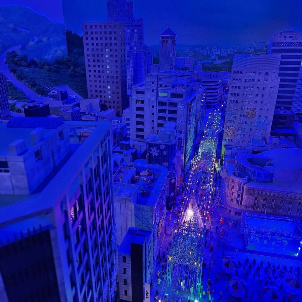 오산미니어처빌리지 명동거리 모형 사진