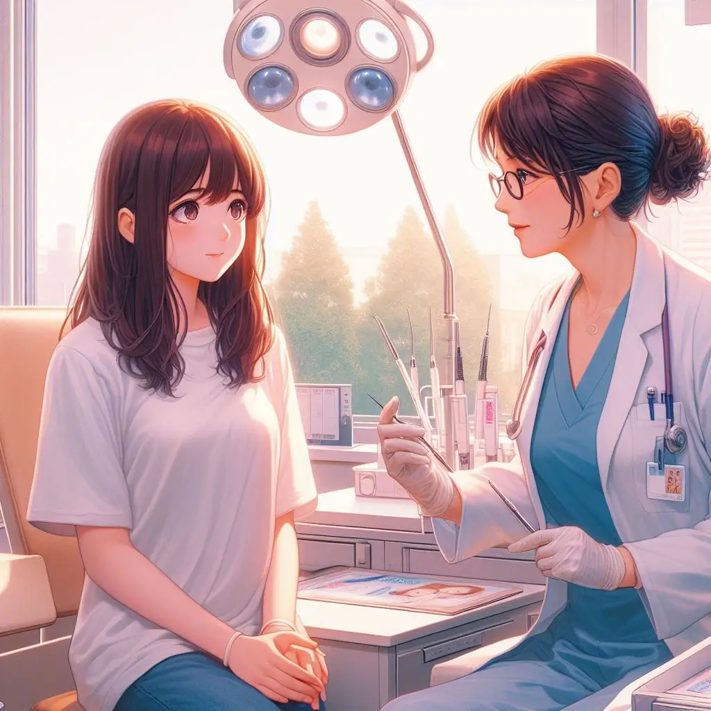 산부인과에 방문한 여성