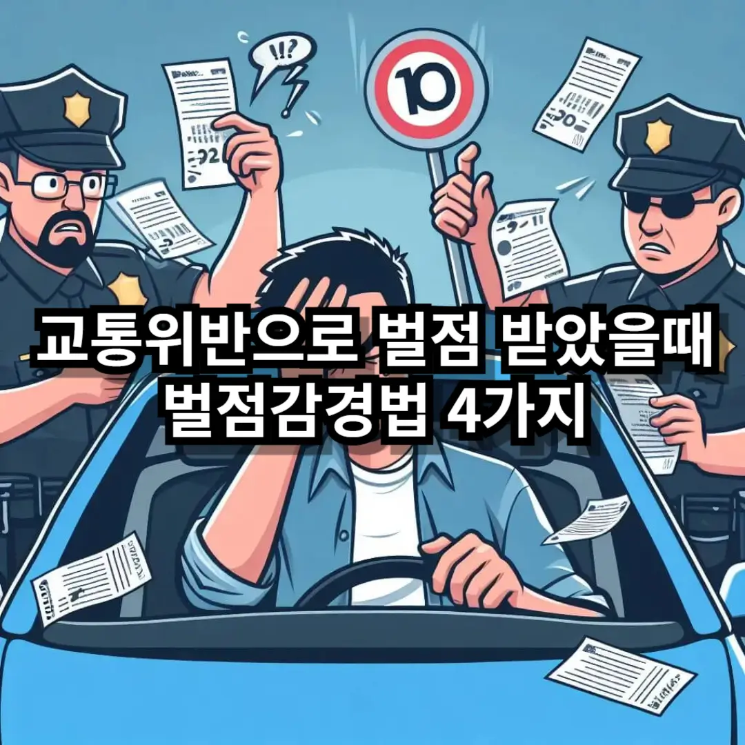 교통위반 벌점감경 블로그글 썸네일