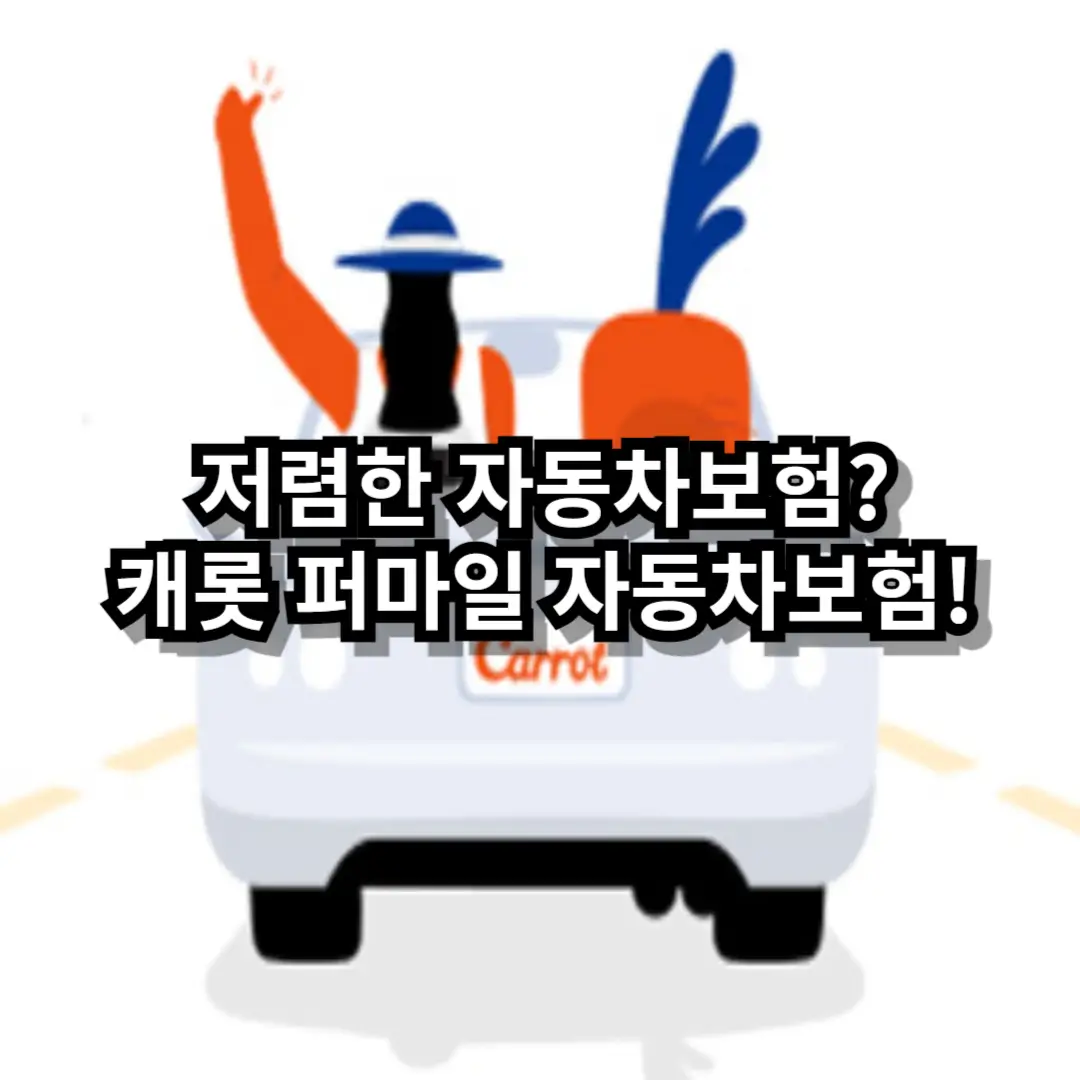 캐롯 퍼마일 자동차보험 블로그글 썸네일