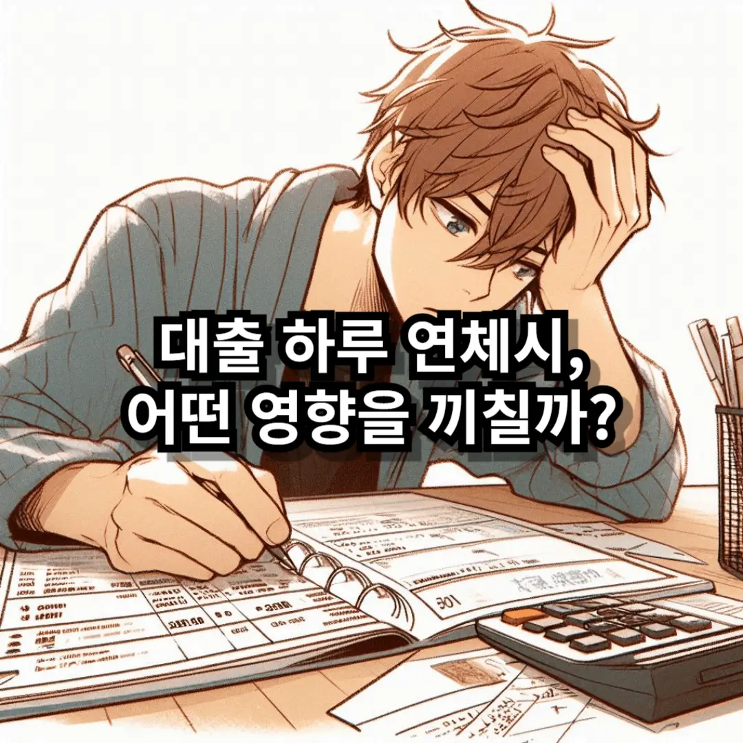 대출 하루 연체 블로그글 썸네일