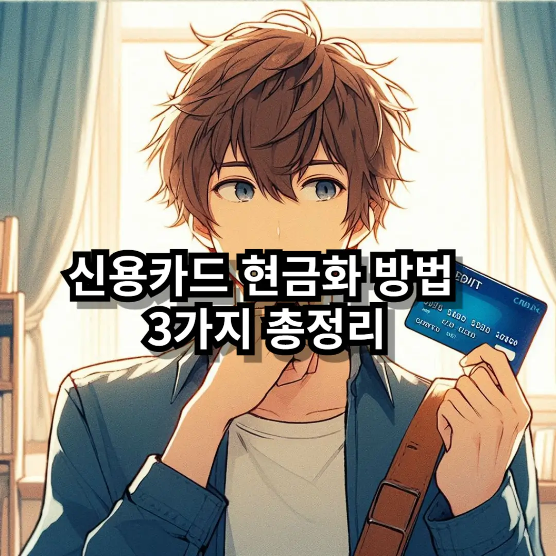 신용카드 현금화 방법 총정리 블로그글 썸네일