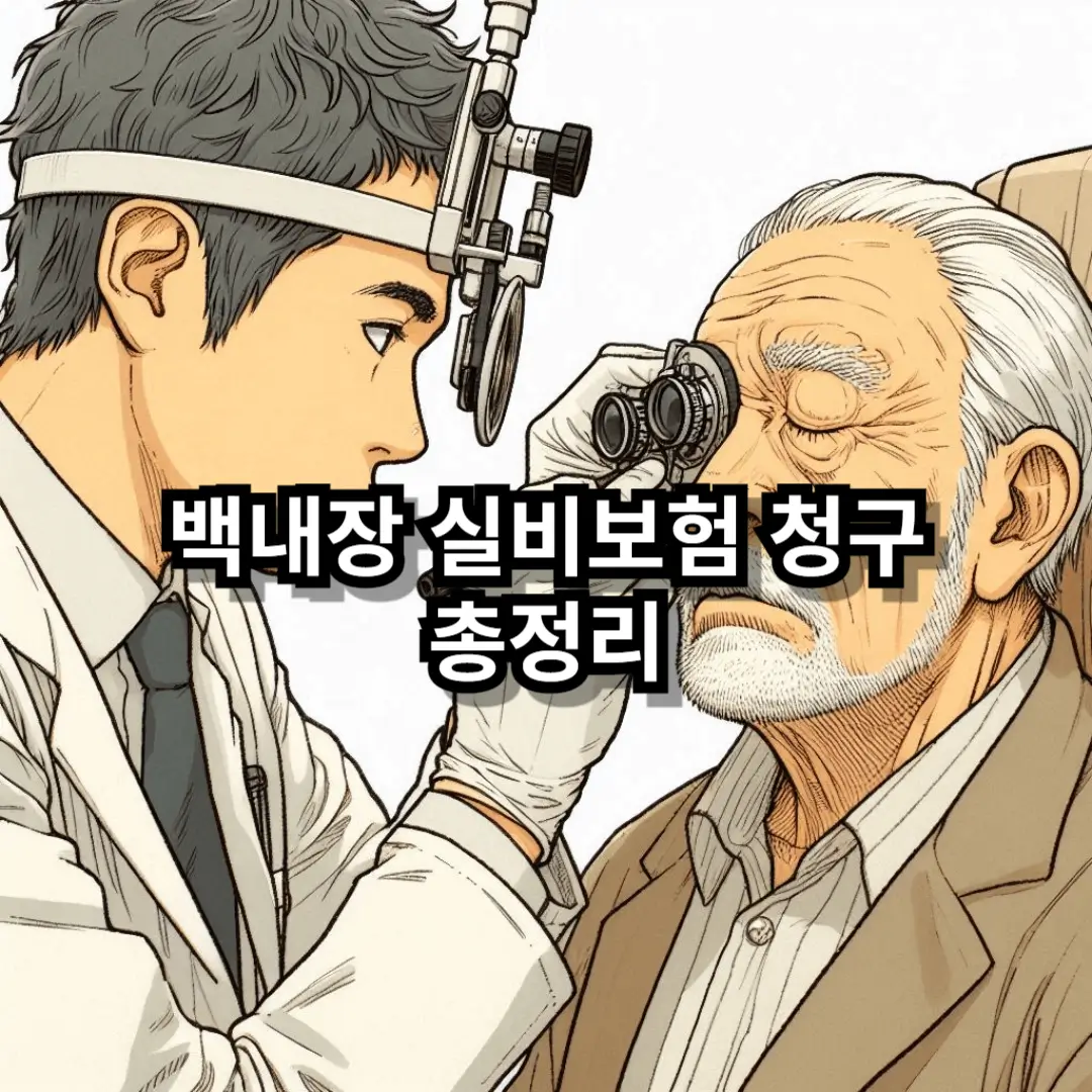 백내장 실비보험 청구 블로그글 썸네일
