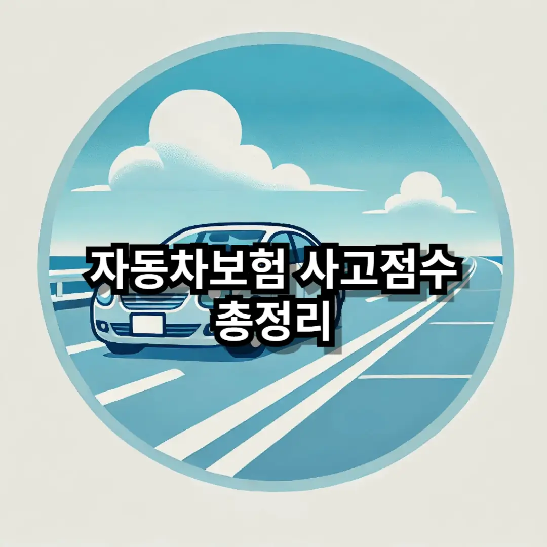 자동차보험 사고점수 블로그글 썸네일