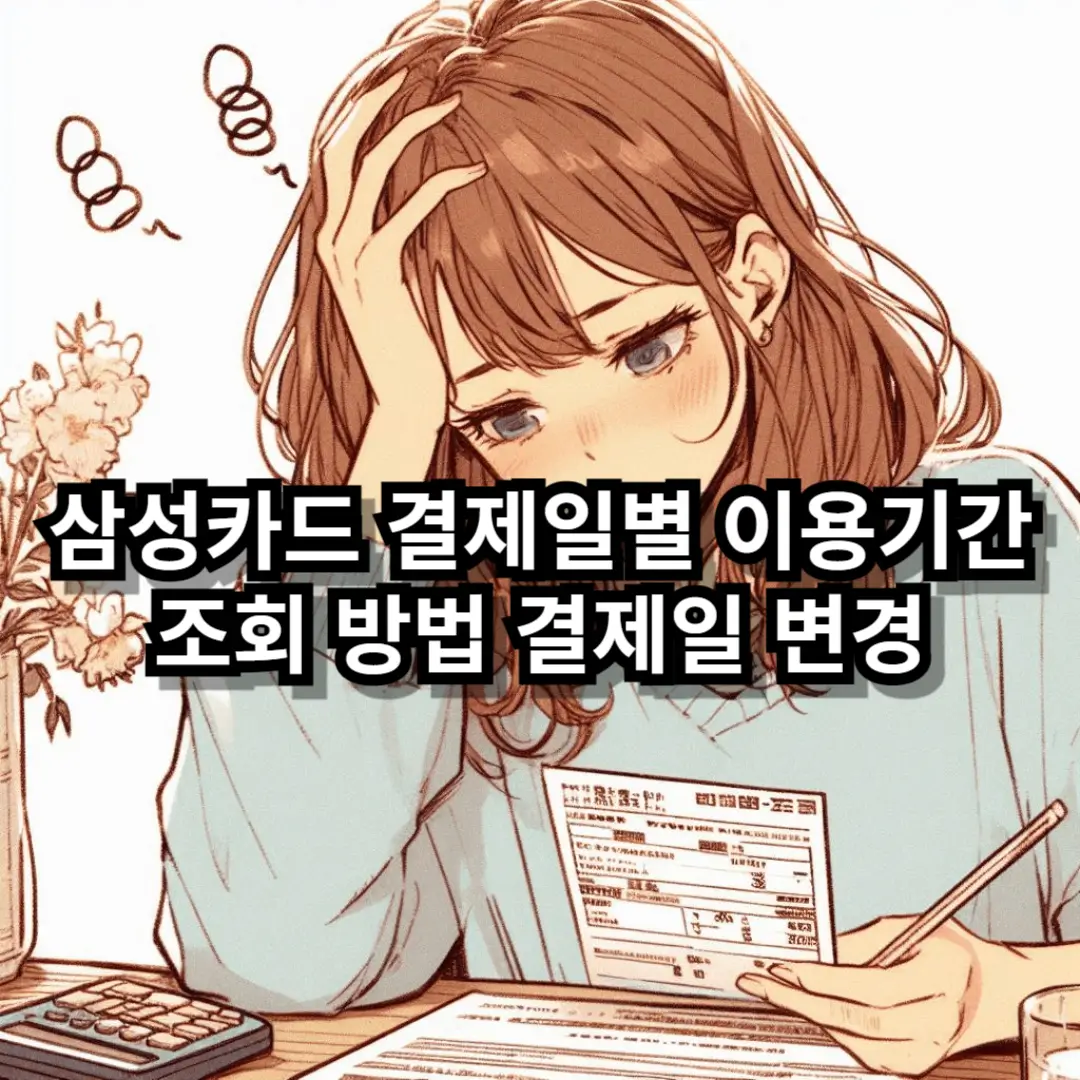 삼성카드 결제일별 이용기간 블로그글 썸네일