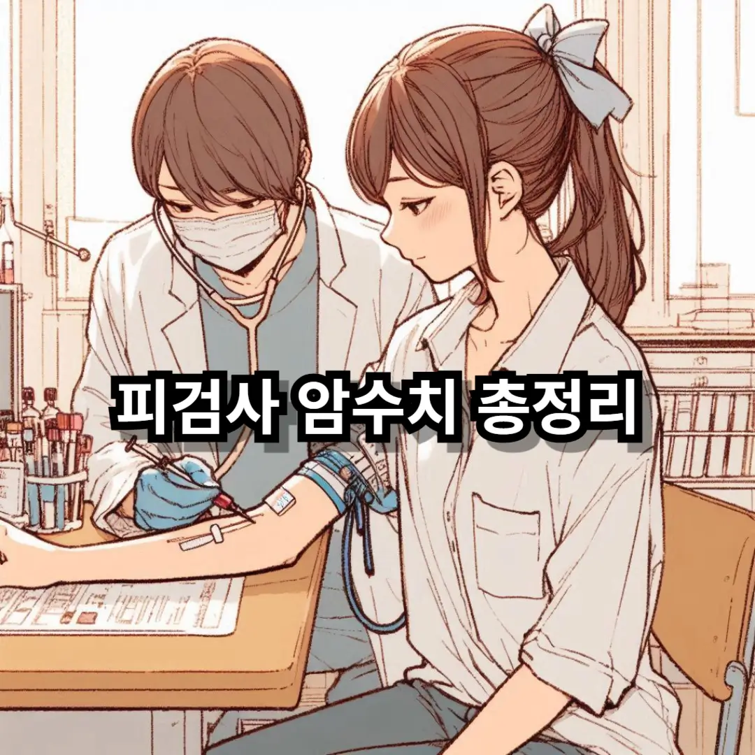 피검사 암수치 블로그글 썸네일