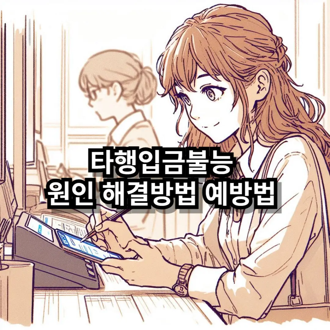 타행입금불능 블로그글 썸네일