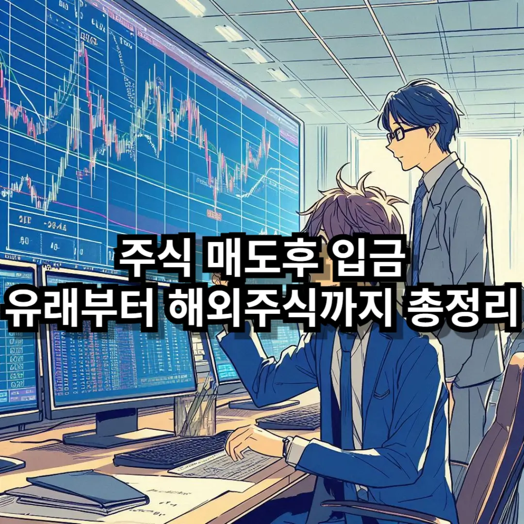 주식 매도후 입금 블로그글 썸네일