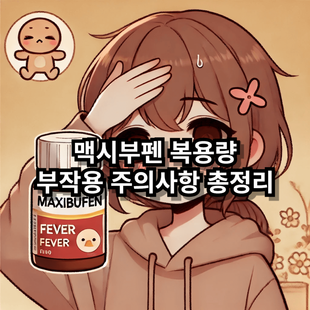 맥시부펜 복용량 블로그글 썸네일