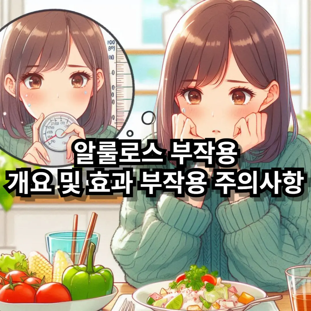 알룰로스 부작용 블로그글 썸네일