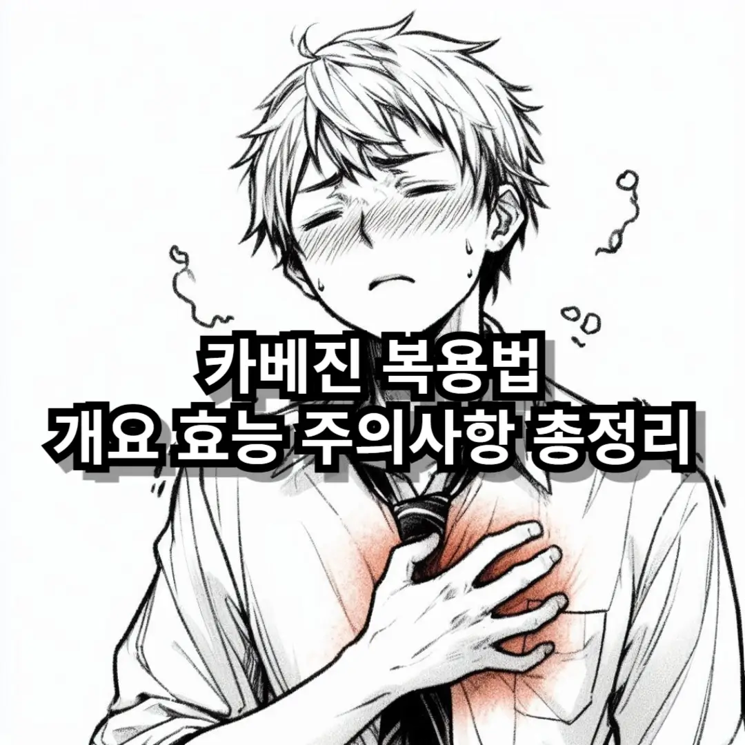 카베진 복용법 블로그글 썸네일