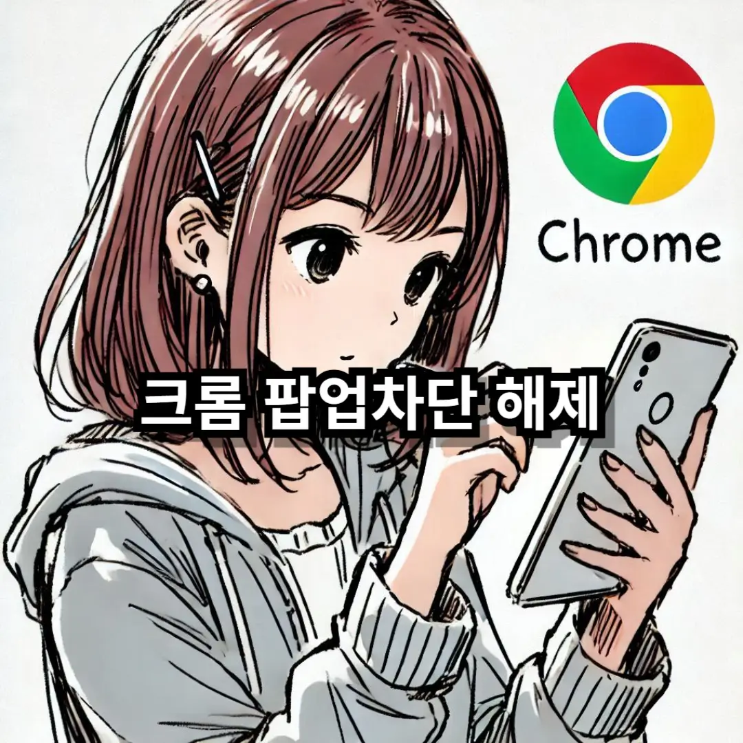 크롬 팝업차단 해제 블로그글 섬네일