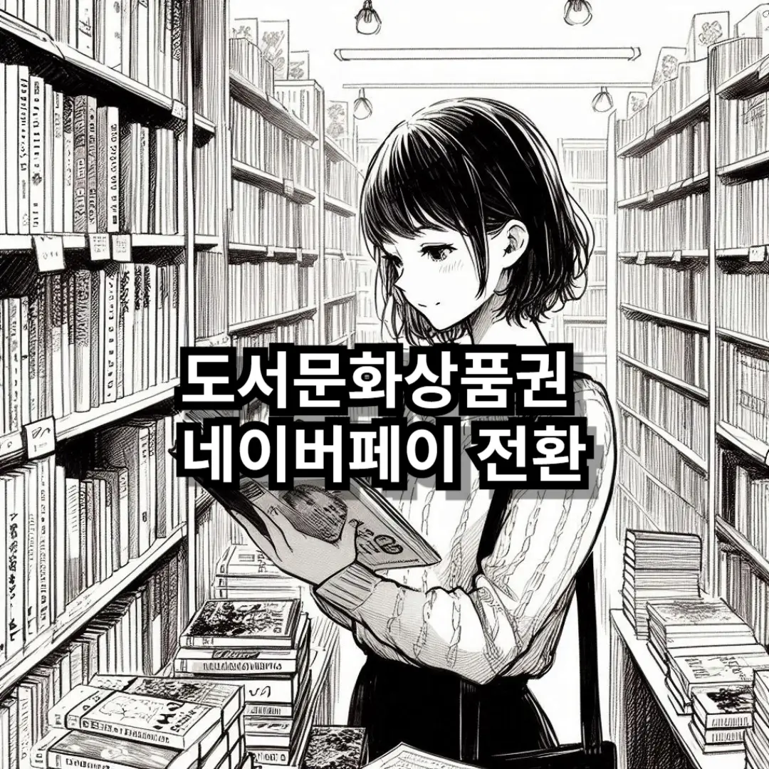 도서문화상품권 네이버페이 전환 블로그글 썸네일