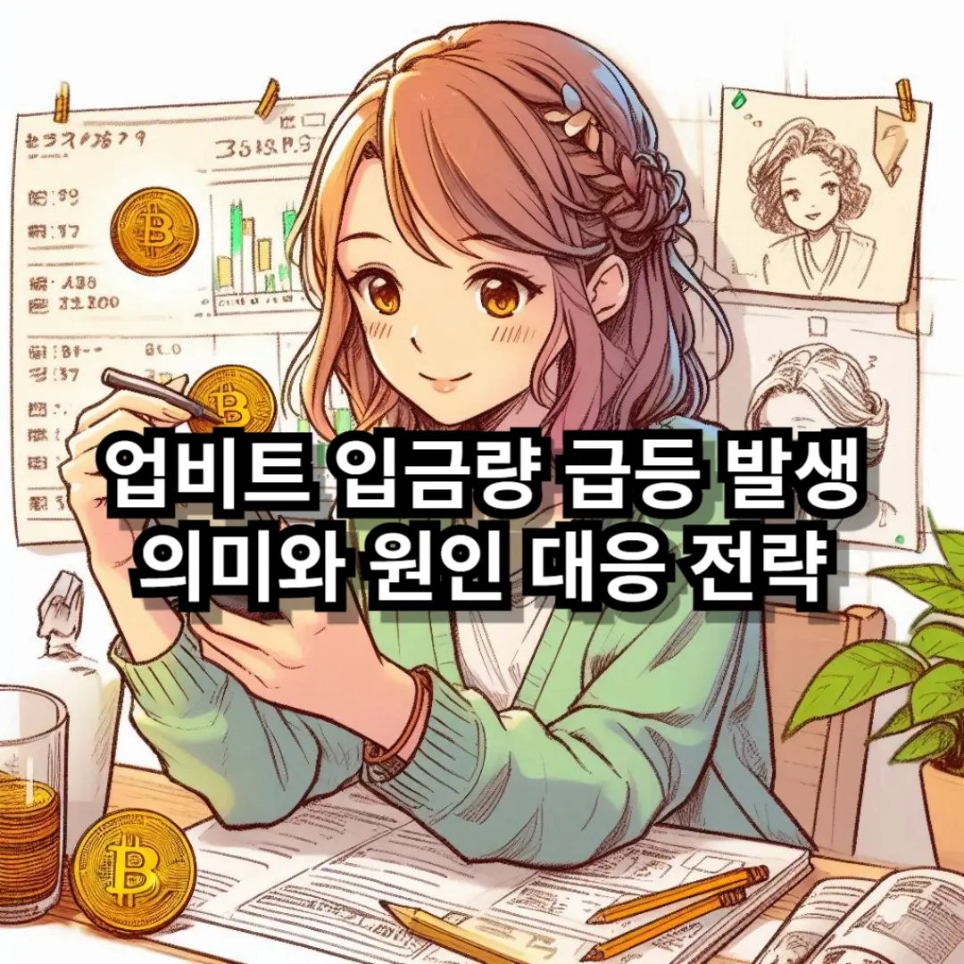 업비트 입금량 급등 발생 블로그글 썸네일