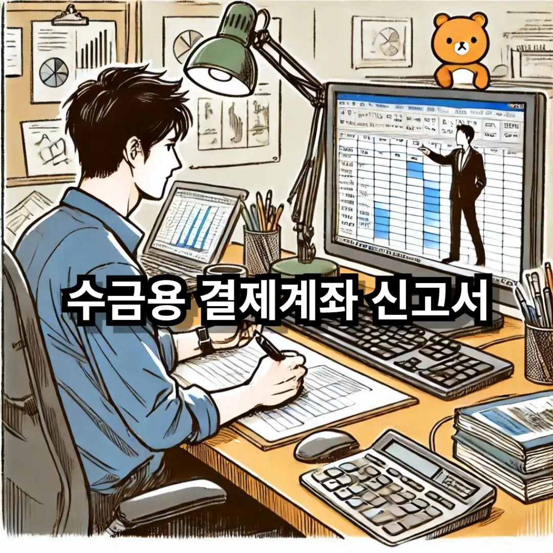 수금용 결제계좌 신고서 개념 구성 주의사항 정리 블로그글 썸네일