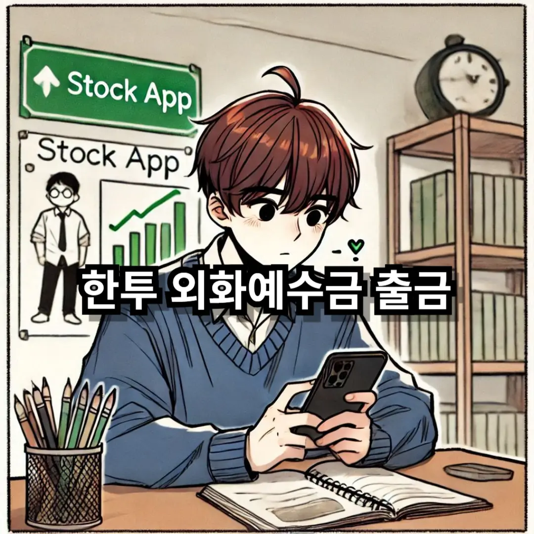 한투 외화예수금 출금