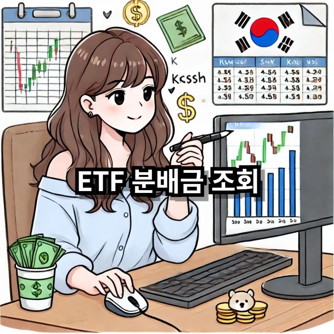 ETF 분배금 조회 블로그글 섬네일