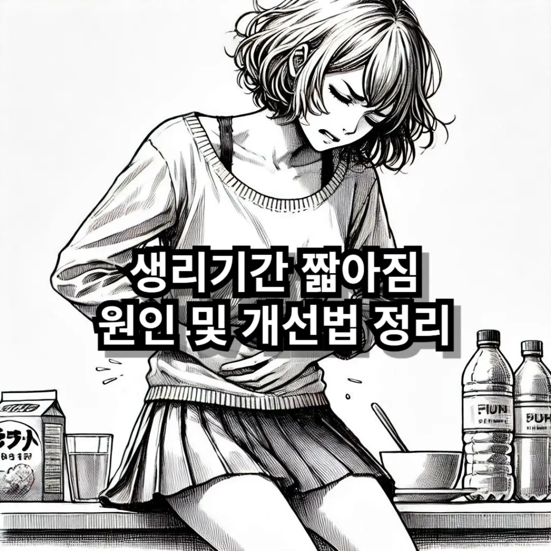생리기간 짧아짐 블로그글 썸네일